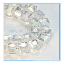 Cube glass beads for decorations beads free samples